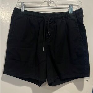 RSQ Pull On Black Drawstring Shorts Size Small